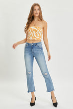 Load image into Gallery viewer, RISEN Full Size High Rise Distressed Cropped Straight Jeans