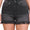 Zenana midrise frayed hem shorts