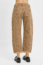 Load image into Gallery viewer, Risen Slouchy Cropped Barrel With Leopard Cuffs