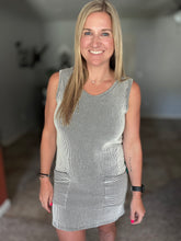Load image into Gallery viewer, Ribbed knit tank dress