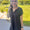 PLUS Gauze raw hem dress