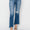 RISEN Full Size Frayed Step Hem Ankle Straight Jeans