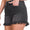 CURVY Zenana midrise frayed hem shorts