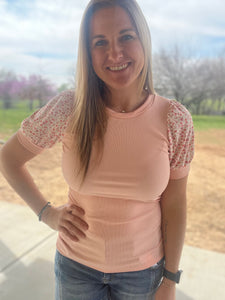 Flirty and floral top