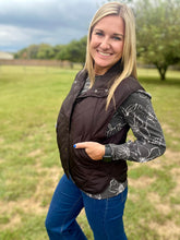 Load image into Gallery viewer, PLUS Quilted puffer vest - Black