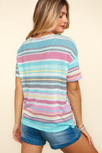 Load image into Gallery viewer, Haptics Waffle Stripe Short Sleeve T-Shirt