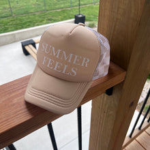 Load image into Gallery viewer, Checkered Trucker Hat - SUMMER FEELS