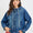 Oversize Raglan Sleeve Jacket With Hoodie