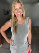 Load image into Gallery viewer, Ribbed knit tank dress