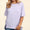 Oversized lilac knit top