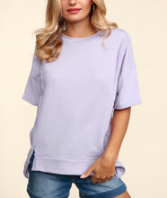 Load image into Gallery viewer, Oversized lilac knit top