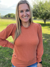 Load image into Gallery viewer, PLUS Textured rib knit top