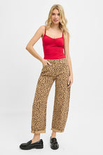 Load image into Gallery viewer, Risen Slouchy Cropped Barrel With Leopard Cuffs