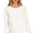 Ivory front seam sweater