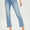 RISEN Full Size High Rise Distressed Cropped Straight Jeans