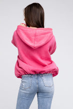 Load image into Gallery viewer, Stitch Detailed Elastic Hem Hoodie