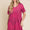 Shirred waist swing dress