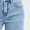 Risen High Rise Crop Wide Embroidered Jeans