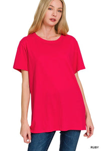 Cotton boyfriend tee