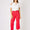 CURVY Judy Blue Tummy control red crop pants