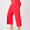 CURVY Judy Blue Tummy control red crop pants