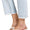 Zenana light wash HR raw hem straight crop