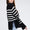 Ribbed Hem Stripe Sweater