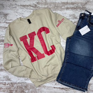 Distressed KC sweatshirt