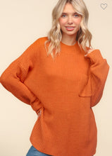 Load image into Gallery viewer, Mock neck oversized sweater