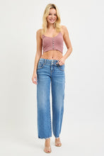 Load image into Gallery viewer, Risen HR Wide Jeans With Double Waist Details