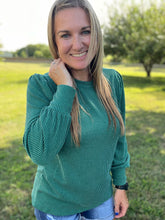 Load image into Gallery viewer, PLUS Textured rib knit top