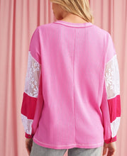 Load image into Gallery viewer, Lace patchwork top