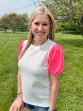 Load image into Gallery viewer, Courtland textured top