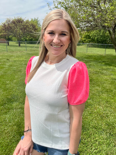 Courtland textured top