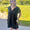 PLUS Gauze raw hem dress