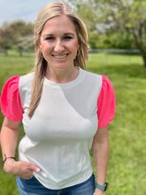 Load image into Gallery viewer, Courtland textured top