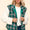 Hunter green plaid vest