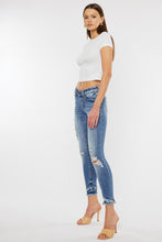 Load image into Gallery viewer, MID RISE ANKLE SKINNY JEANS-KC6204M