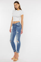 Load image into Gallery viewer, MID RISE ANKLE SKINNY JEANS-KC6204M