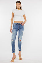 Load image into Gallery viewer, MID RISE ANKLE SKINNY JEANS-KC6204M