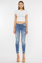 Load image into Gallery viewer, MID RISE ANKLE SKINNY JEANS-KC6204M