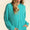 Mint half zip pullover