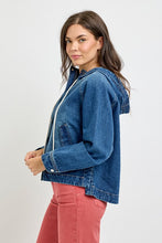 Load image into Gallery viewer, Oversize Raglan Sleeve Jacket With Hoodie