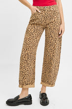 Load image into Gallery viewer, Risen Slouchy Cropped Barrel With Leopard Cuffs