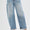 Risen slouchy ankle cuffed barrel jeans