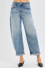 Load image into Gallery viewer, Risen slouchy ankle cuffed barrel jeans