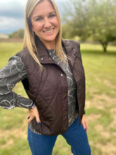 Load image into Gallery viewer, Quilted puffer vest - Black