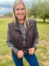 Load image into Gallery viewer, Quilted puffer vest - Black