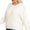 Ivory front seam sweater