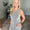 Ribbed knit tank dress
